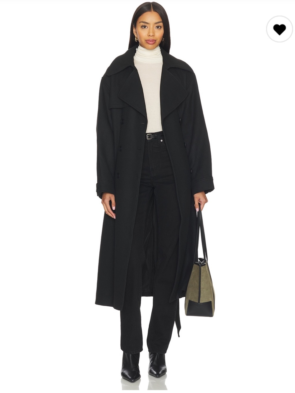 Steve Madden Enora Coat Black